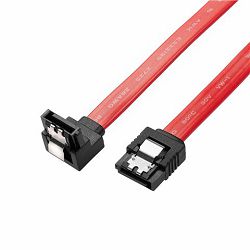 MS CABLE SATA III F -> SATA III F kutni, 20cm, C-SS300, crve