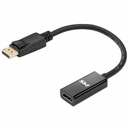 MS CABLE Display port -> HDMI F adapter, 20cm, 4K/30Hz, V-HD