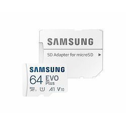 Memorijska kartica SD micro SAM EVO Plus 64GB + Adapter MB-M