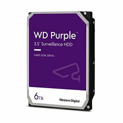 HDD Interni WD Purple Surveillance 6TB 3,5