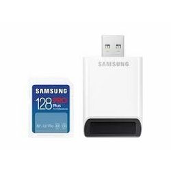 Memorijska kartica SD Samsung PRO Plus 128GB + Reader MB-SD1