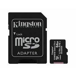 MEM SD MICRO 64GB Kingston Canvas Select Plus + Adapter SDCS