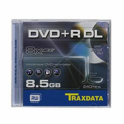 TRAXDATA OPTIČKI MEDIJ DVD+R DUAL LAYER 8X BOX 1