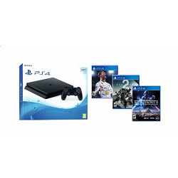 GAM SONY PS4 500G F + 3 igre: Fifa 18, Destiny 2, Star Wars