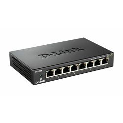 D-Link switch neupravljivi, DGS-108/E (metalno kućište)