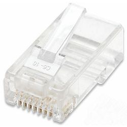 LAN konektor, RJ45 Cat.5e, UTP, pakiranje 100kom., za strand