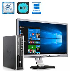 HP Elite 8200 i5-2400s, 4GB DDR3, 250GB HDD, 22'' monitor