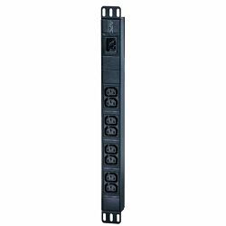 APC Easy Rack PDU, Basic, 1U, 1 Phase, 2.3kW, 230V, 10A, 6 SCHUKO and 1 C13 outlets, IEC60320 C14 inlet