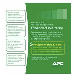 APC 1 Year Warranty Extension Easy UPS SRV SRVS Level 03