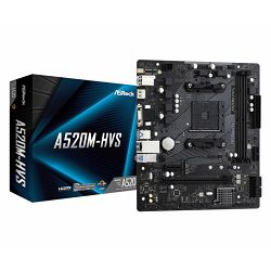 Asrock AMD AM4 A520M-HVS