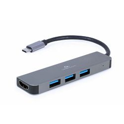 Gembird USB Type-C 2-in-1 multi-port adapter (Hub HDMI)