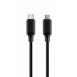 Gembird USB Type-C to micro-USB charging data cable, 1.5m
