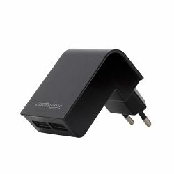 Gembird Universal charger, 2.1 A, black color