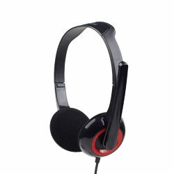 Stereo headset, glossy black