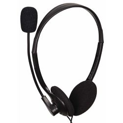 Stereo headset with volume control