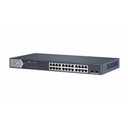 HikVision 24-Port 100Mbps RJ45 PoE (370W) 2 Combo 1G RJ45 SFP Web Managed Switch