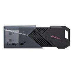 Kingston 64 GB 3.2 Gen 1 USB Flash Drive, DataTraveler Exodia Onyx