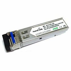 MaxLink 1.25G SFP optical module, WDM, SM, 1x LC