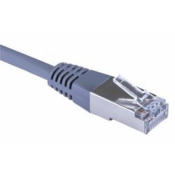Masterlan patch cable FTP, Cat5e, 0,25m, gray
