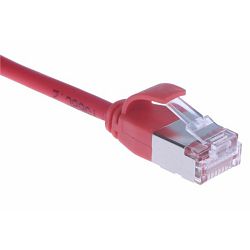Masterlan comfort patch cable U FTP, extra slim, Cat6A, 0,25m, red, LSZH