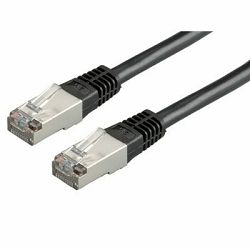 NaviaTec Cat5e SFTP Patch Cable 0,5m black