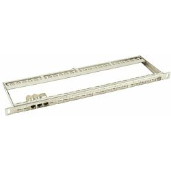 NaviaTec 0.5U Blank Patch Panel 24 Ports, 19