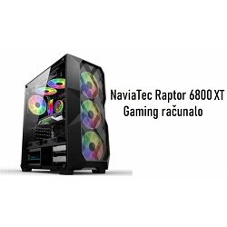 NaviaTec Gaming računalo Raptor 6800 XT Ryzen 7 5700X 32GB 1TB NVMe RX6800XT NO OS