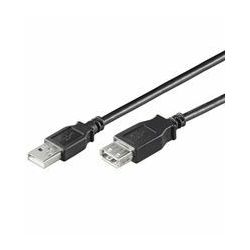 NaviaTec USB 2.0 A Plug to A jack 2m black