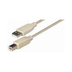 NaviaTec USB 2.0 A plug to B plug 2m beige