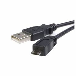 NaviaTec USB 2.0 A to USB micro B 0,2m, Black