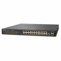 Planet 24-Port Gigabit HP PoE 2-Port SFP Managed Switch (300W)