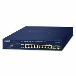 Planet 2-Port 10 100 1000T 802.3bt PoE 6-Port 10 100 1000T 802.3at PoE 2-Port 100 1000X SFP Managed Switch
