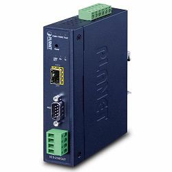 Planet Industrial 1-port RS232 422 485 Serial Device Server with 1-Port 100BASE-FX SFP