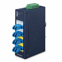 Planet Industrial 2-Channel duplex or 4 channel simplex MultiMode Optical Fiber Bypass Switch
