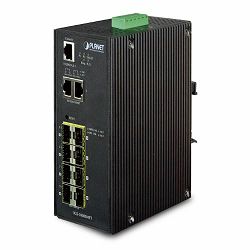 Planet Industrial 10-Port Full Gigabit Managed Ethernet Switch