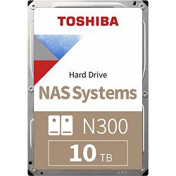 Toshiba 10TB, 7200rpm, 256MB, NAS Gold