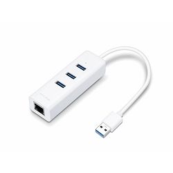 TP-Link USB 3.0 3-Port Hub Gigabit Ethernet Adapter 2 in 1 USB Adapter