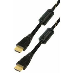 Transmedia HDMI-cable 19pin, gold plated, 2m