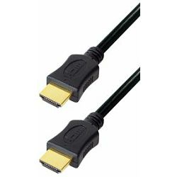 Transmedia HDMI cable with Ethernet 0,5m gold plugs