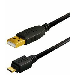 USB typeA plug-Micro USB typeA Gold Plated Plug