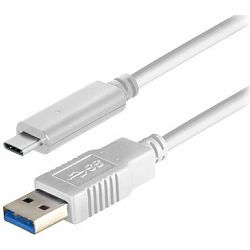 Transmendia USB type C plug - USB 3.1 type A plug, 1,0 m