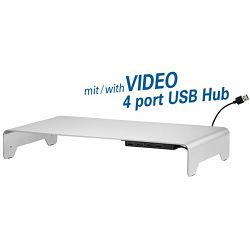 Transmedia Monitor Laptop Stand, USB Hub