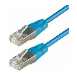 Transmedia S-FTP Cat5E Patch Kabel (RJ45), Blue 1,0m