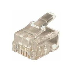 Transmedia RJ12 Plug Western 6 6 plug