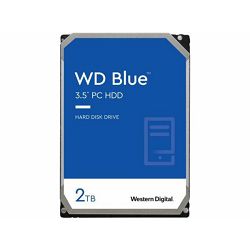 Western Digital 2 TB HDD, 7200 RPM, WD Blue, 256MB
